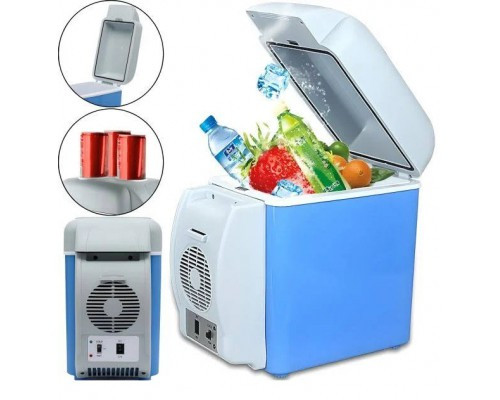 Портативний автохолодильник від прикурювача 12V Portable Fridge Freezer на 7.5 л, фото 1