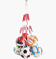 Сумка сетка авоська для мяча. Футбол. Баскетбол Волейбол. Командна на 10 м'ячів. Якість!