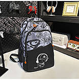 Комплект 2в1: великий шкільний рюкзак для хлопчиків 5-11 клас в школу чи для подорожей + сумка для підлітків і студентів, фото 3