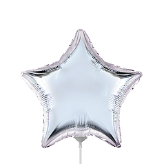 9" FLEXMETAL-ФМ 014 ЗІРКА Металік Срібло | Silver