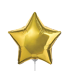 9" FLEXMETAL-ФМ 013 ЗІРКА Металік Золото | Gold