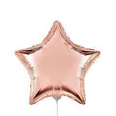 9" FLEXMETAL-ФМ 015 ЗІРКА Металік Рожеве Золото | Rose Gold