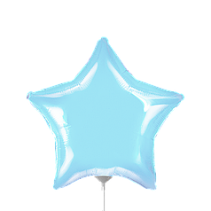 9" FLEXMETAL-ФМ 023 ЗІРКА Пастель Блакитна | Baby Blue