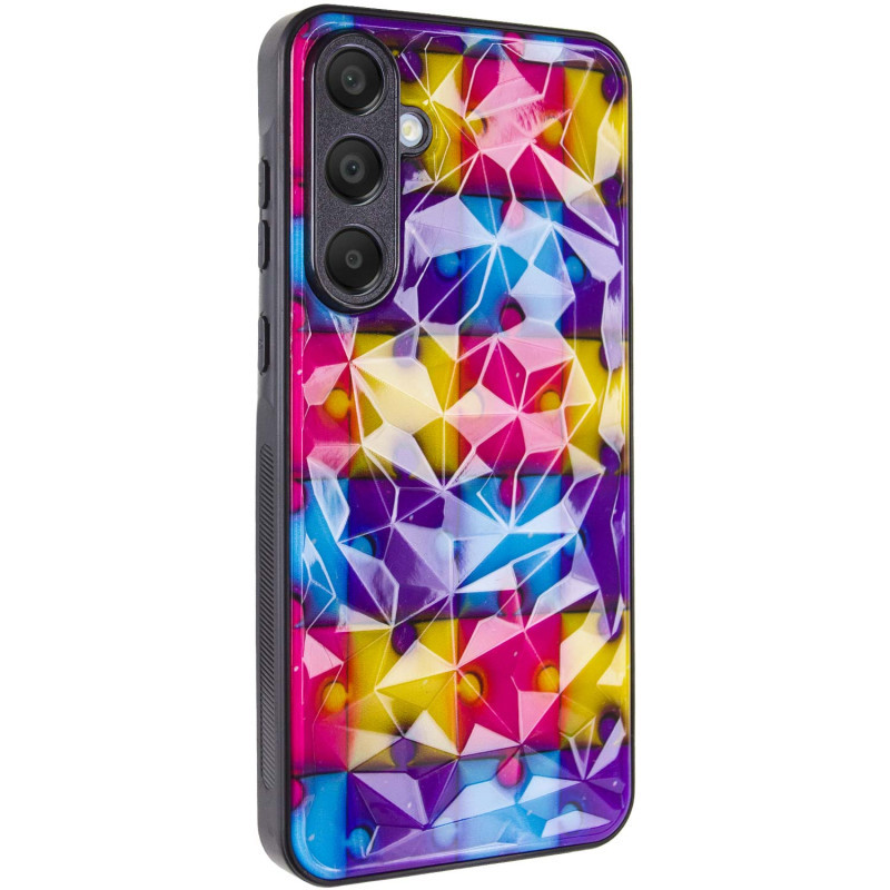 TPU+PC чохол Prisma Fluffie Full Camera для Samsung Galaxy A56 5G з креативним принтом Puzzle
