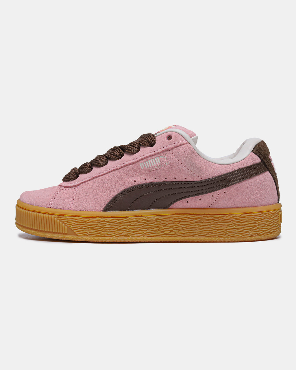 Жіночі Кросівки Puma Suede XL Pink Brown / Пума Суейд ХЛ Рожеві з Коричневим
