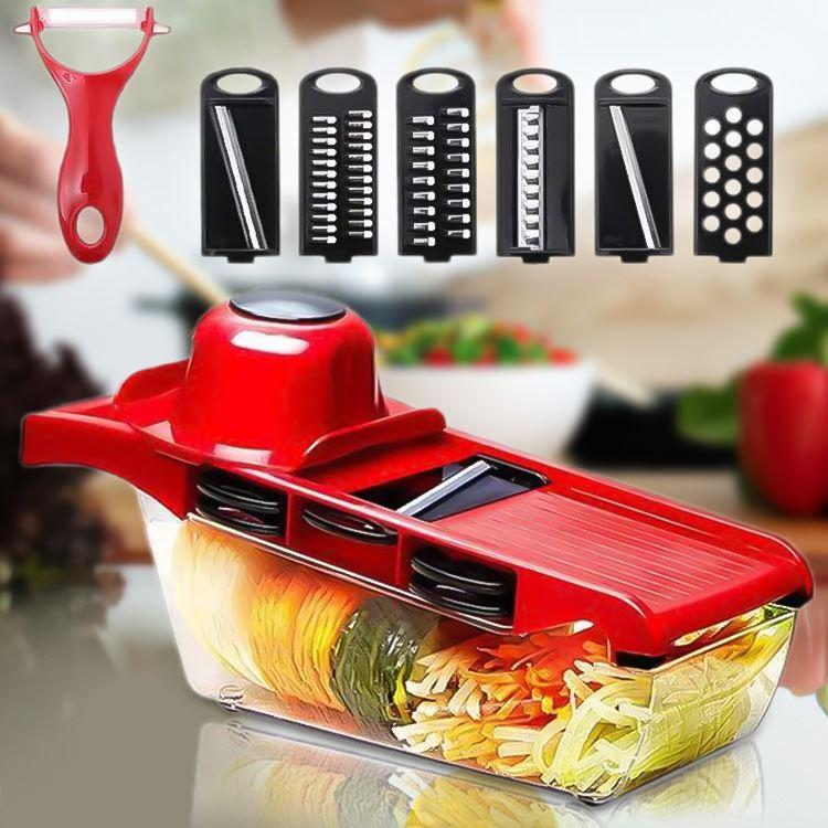 Овочерізка Mandoline Slicer 6 в 1, фото 1