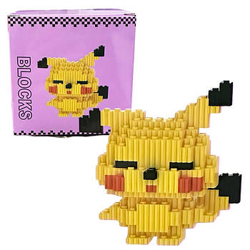 Конструктор Magic Blocks Мультгерої Пікачу, 3D конструктор 120 мм