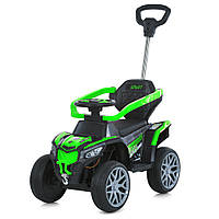Детская машинка-каталка-толокар (квадроцикл от педали с мотором) 2в1 с родительской ручкой (M 6126EBLR-5)