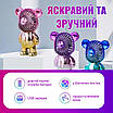 Дитячий usb мінівентилятор у формі ведмедя на акумуляторі безшумний милий мультяшний ручний портативний, фото 2