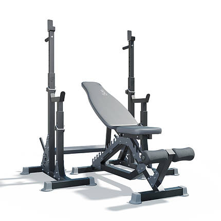 Регульована лава WCG Defender + Стійки під штангу Bugai Pro, фото 1