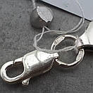 Чоловічий срібний ланцюжок цепочка Бісмарк з ланкою 6 мм 50 см, фото 9