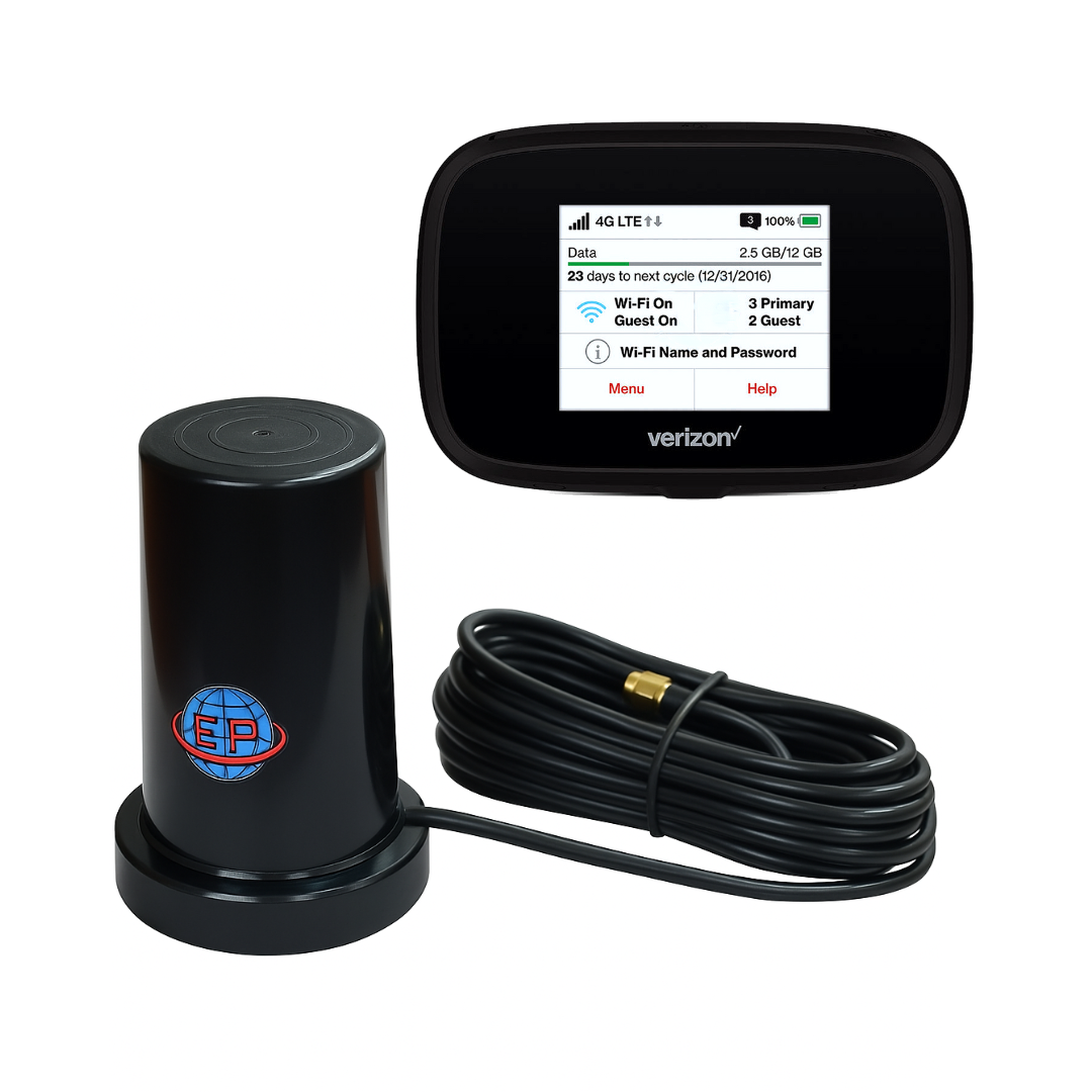 4G автомобільний комплект роутер Novatel Wireless 7730L + авто антена R-Net EP777 3 Дб (SMA)