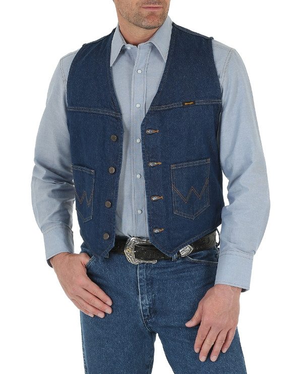 Джинсовий жилет Wrangler unlined denim vest
