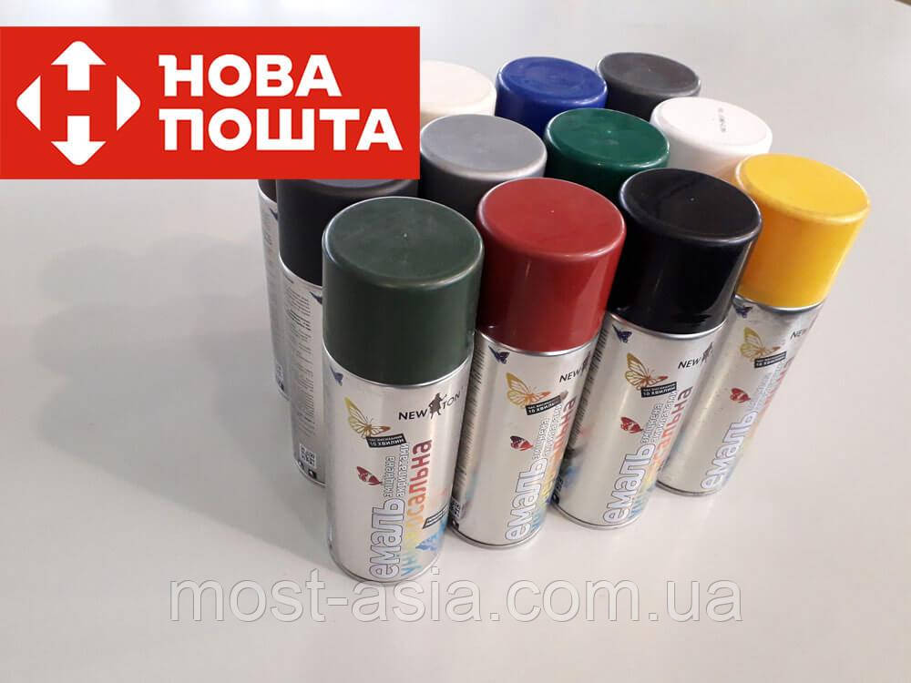 Аерозольна фарба синього  кольору.
