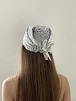 Бандана котоновая белая косынка белого цвета.