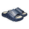 Стильні чоловічі шльопанці ЕВА літні Темно-сині, фото 6