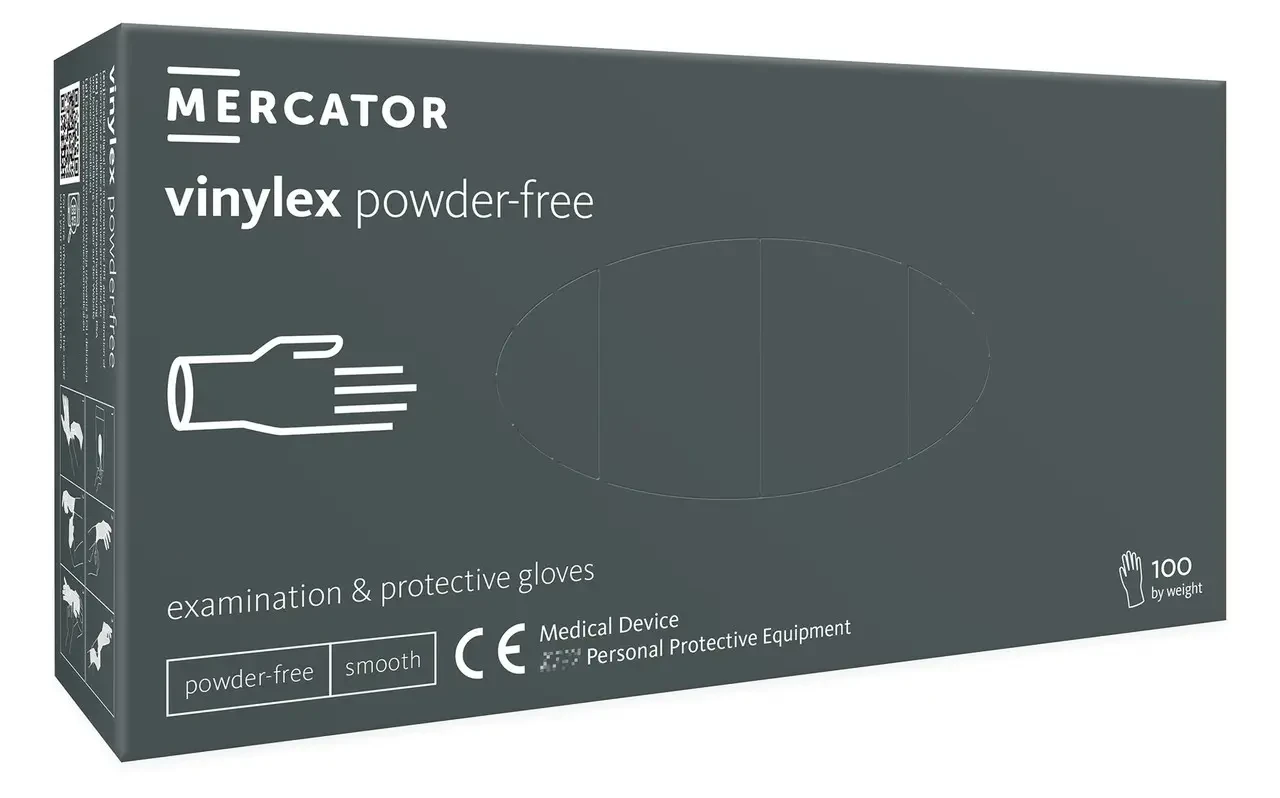 Vinylex Vinylex Gloves прозрачные без пудры М 100 шт.