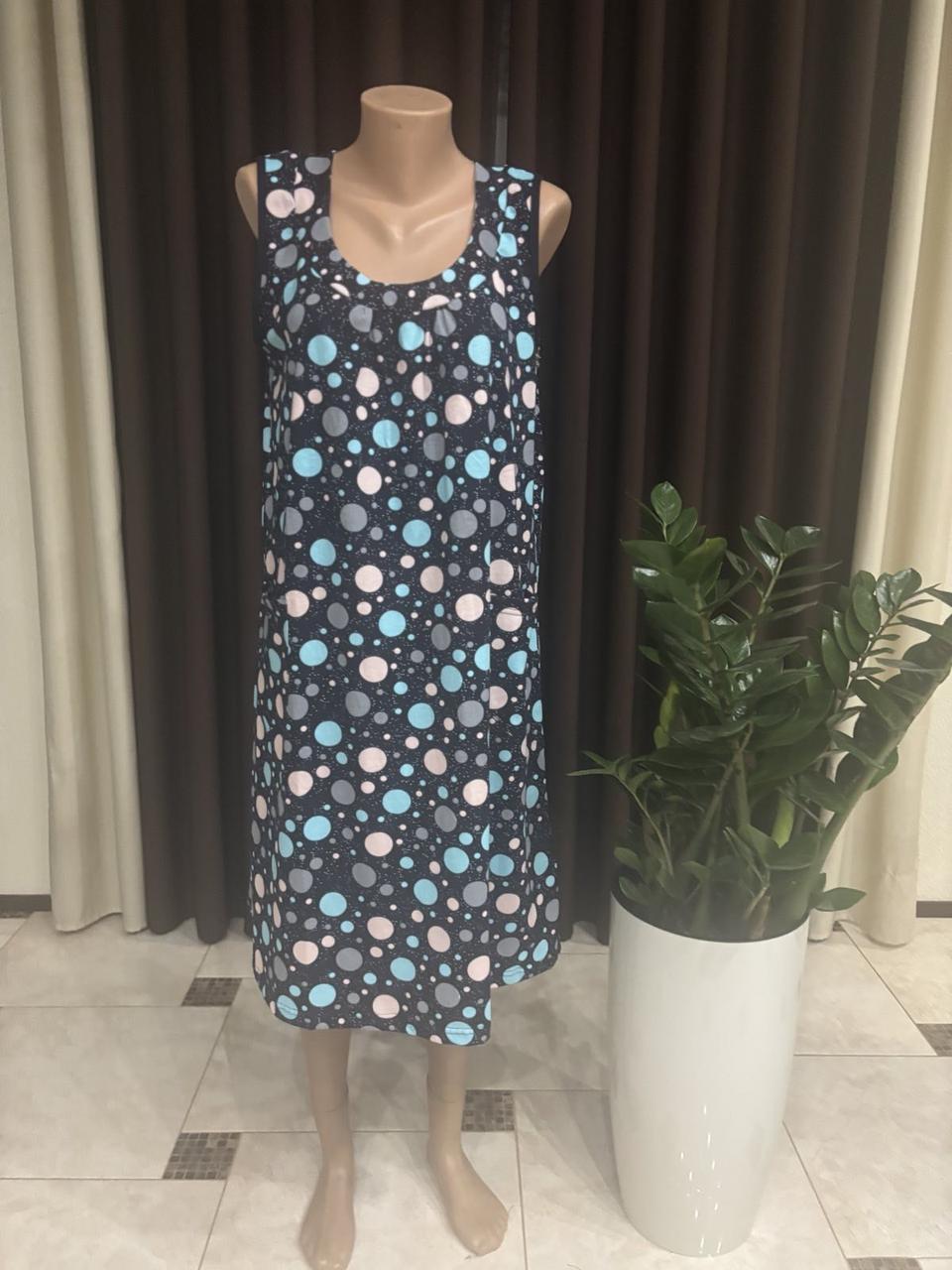Плаття жіноче літне трикотаж 50,52,54,56,58,60, фото 1