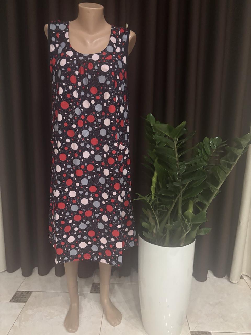 Плаття жіноче літне трикотаж 50,52,54,56,58,60, фото 1