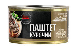 Паштет курячий 225 г жб