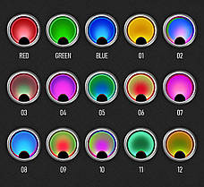 Проекційний нічник Захід сонця RESTEQ RGB (3 кольори, 12 відтінків). Нічний світильник Захід сонця USB різнокольоровий. Настільний, фото 4