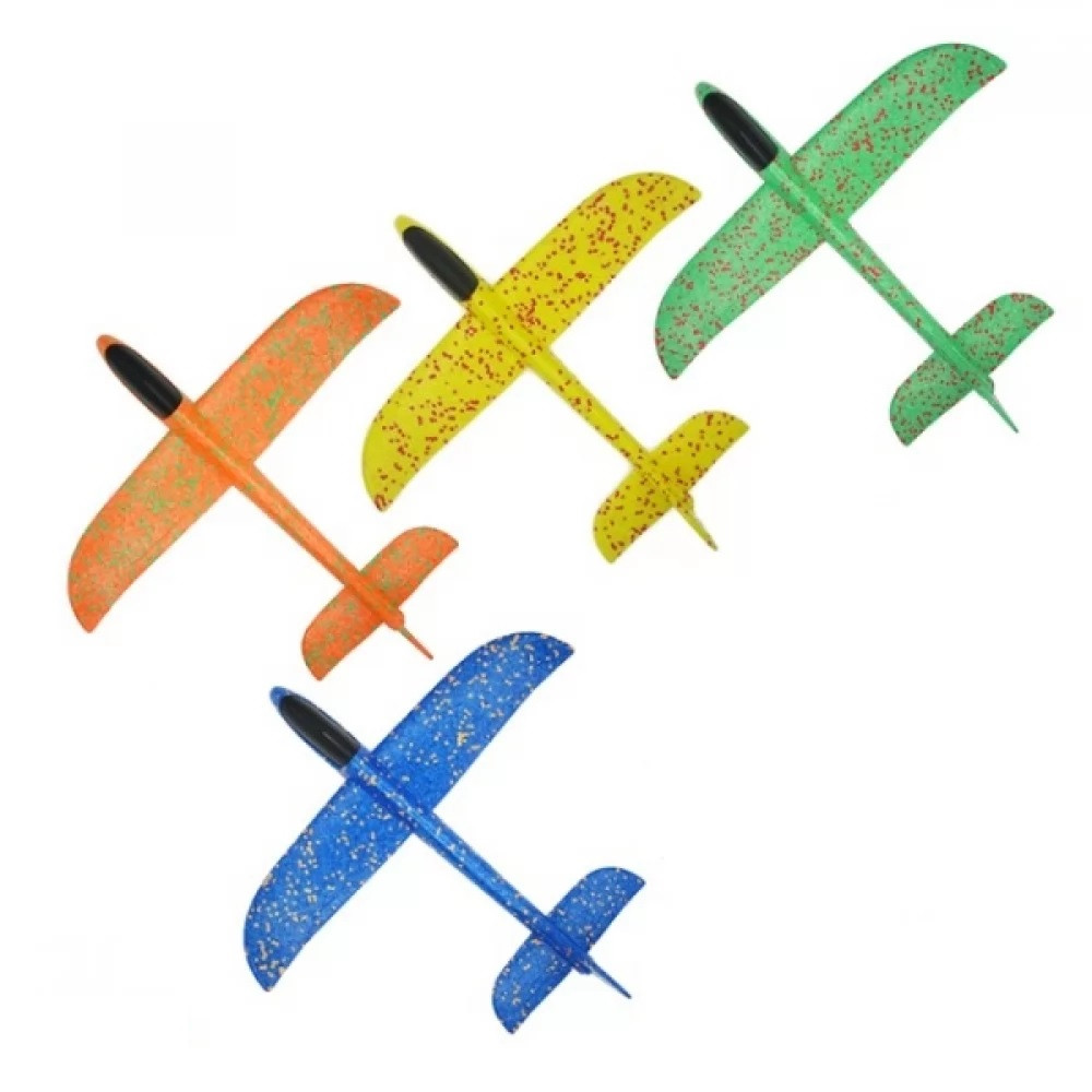 Планер метальний Літак 48 см (ручний запуск) 2187-3, фото 1