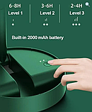 Мінівентилятор складаний 10041 з USB-зарядкою, білий, фото 5