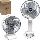 Мінівентилятор із прищіпкою 10034, білий, фото 5