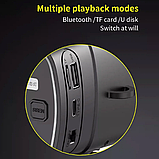 Гучномовець L026 Bluetooth на сонячній батареї, чорно-білий, фото 4