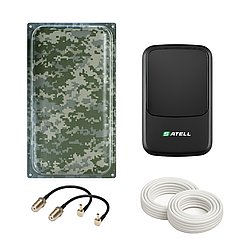 4G комплект WIFI роутер Satell F3000 + 4G панельная антенна MAXI MIMO 22 ДБИ 824-960/1700-2700 мГц