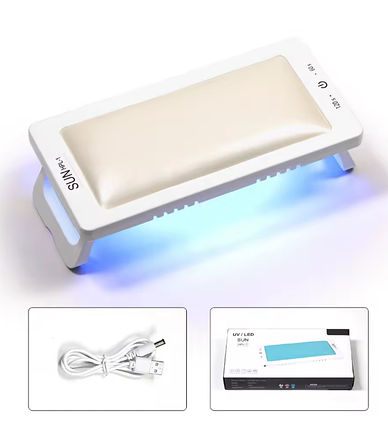Лампа для нігтів Sun HPL 1 7032 від USB, біла, фото 2