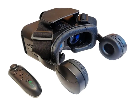 Окуляри віртуальної реальності VRPARK 9938, з навушниками та пультом ДК, фото 2