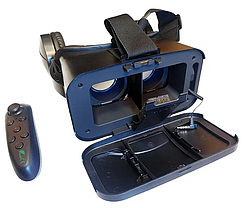 Окуляри віртуальної реальності VRPARK 9938, з навушниками та пультом ДК, фото 3