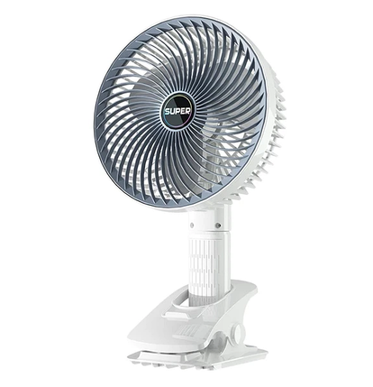 Мінівентилятор із прищіпкою 10034, білий, фото 1