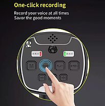 Гучномовець L026 Bluetooth на сонячній батареї, чорно-білий, фото 3