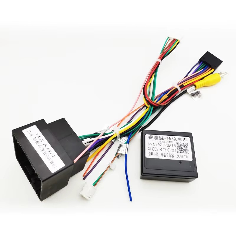 Перехідник 16 pin /52 pin + CAN Bus RZ-PSA 15 для Android - магнітол для Peugeot та Citroen