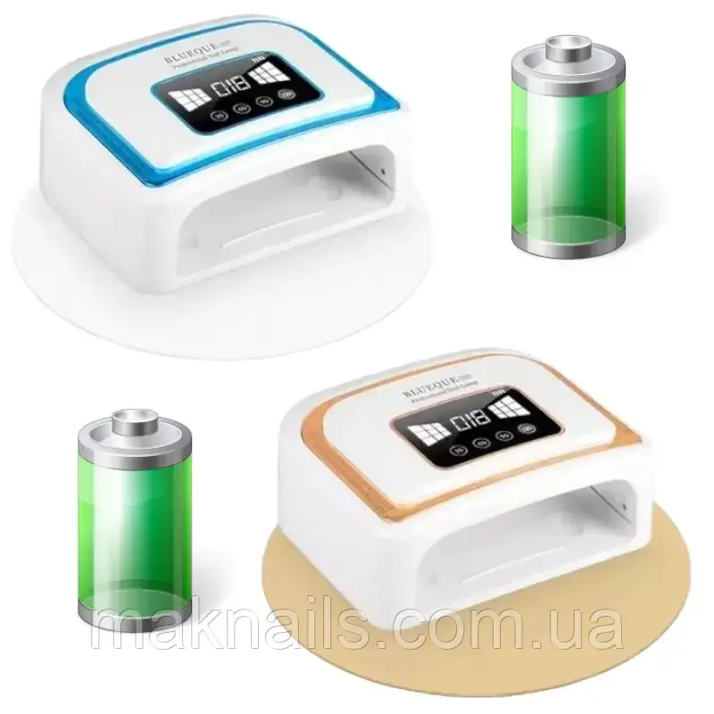 Лампа для манікюру UV/LED BQ V10 на акумуляторі на 120 Вт. Komilfo. Оригінал!, фото 1