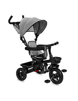Велосипед триколісний із батьківською ручкою MoMi TELDE ROTR00015 Grey