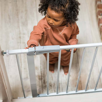 Загорода захисна для проходу MoMi PAXI PLUS (автоматична система закривання воріт) AKCE00046 White