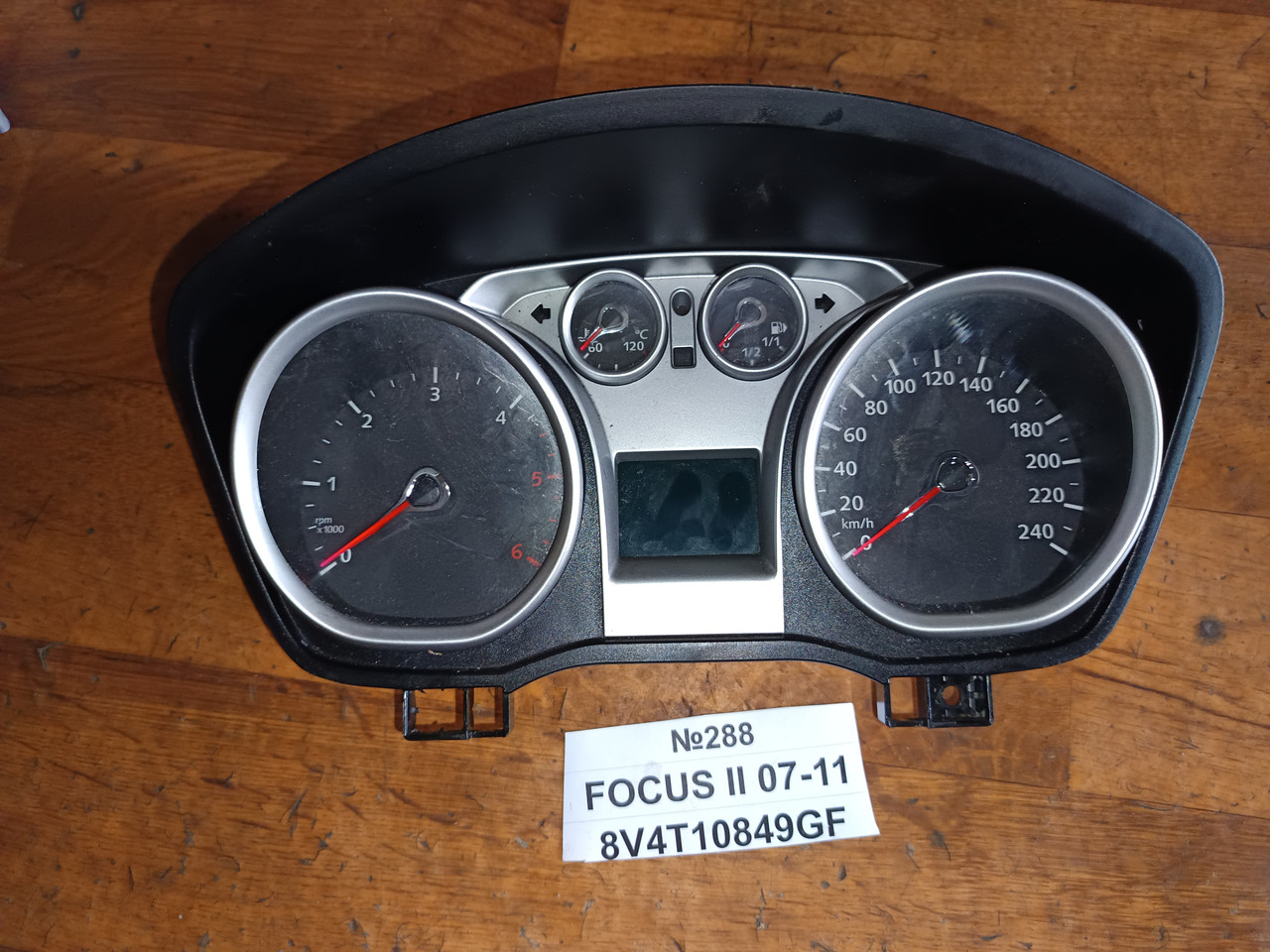 №288 Панель приладів/спідометр 8V4T10849GF для Ford Focus II 07-11