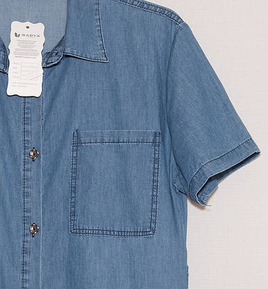 Джинсові літні сукні великих розмірів туреччина 44/XL,46/2XL,48/3XL,50/4XL52/5XL, фото 5