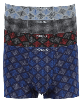 Чоловічі безшовні бамбукові труси боксери Indena (з вшитою резинкою) L