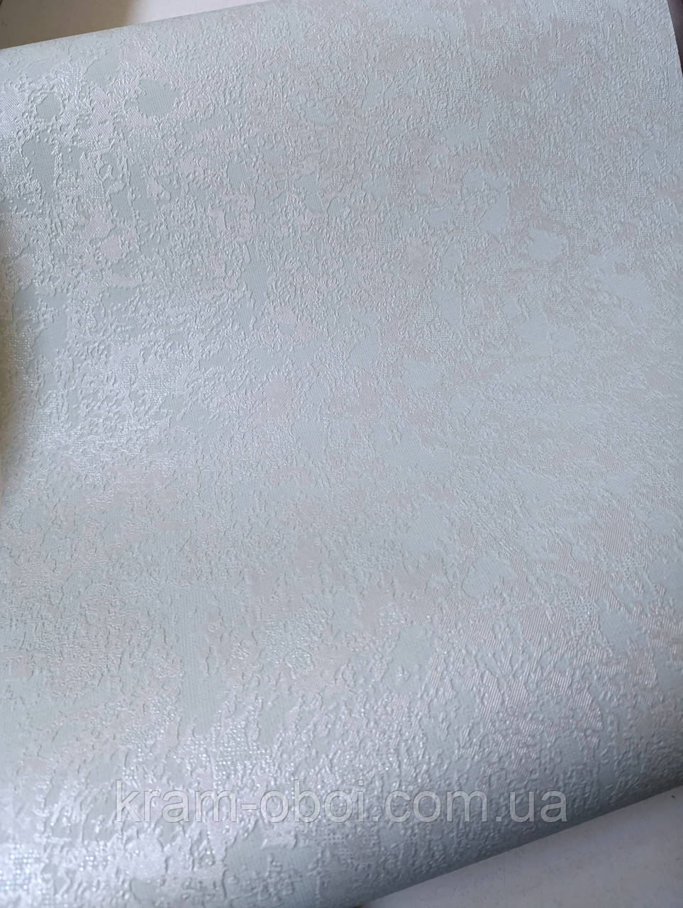 Слов'янські Шпалери КФТБ паперові дуплекс м'ятний колір 10 м*0,53 9В264 4089-04, фото 1