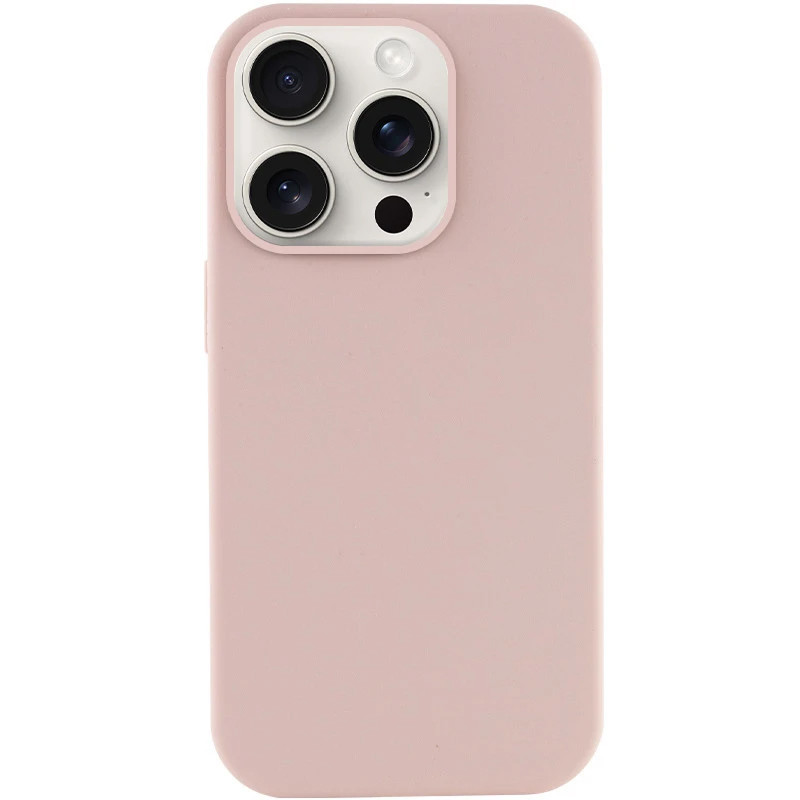 Чохол накладка Silicon Case Full Cover для Apple iPhone 16 Pro Pink Sand, фото 1