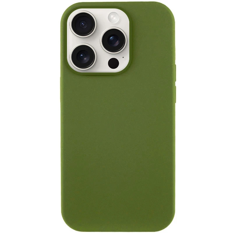 Чохол накладка Silicon Case Full Cover для Apple iPhone 16 Pro Dark Olive, фото 1