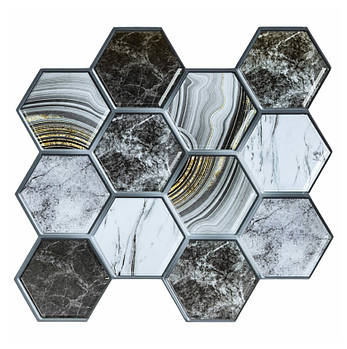 Декор пвх панелі на самоклейці