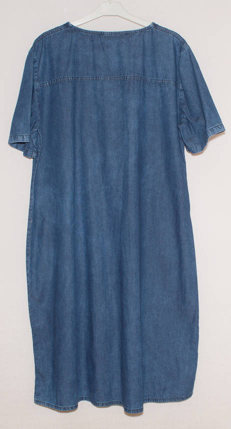 Джинсові сукні великих розмірів 52/5XL,54/6XL,56/7XL,58/8XL,60/9XL, фото 3