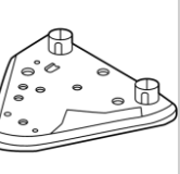 Кронштейн правий підрамника / балка переднього Nissan Ariya (22-) 544C4-5MP0A, фото 3