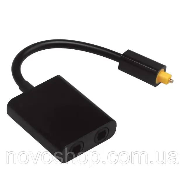 Toslink 1x2 порти сплітер розгалужувач комутатор для оптики