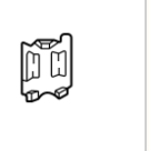 Застібка датчика сліпих зон Nissan Ariya (22-) 28452-5MP4A